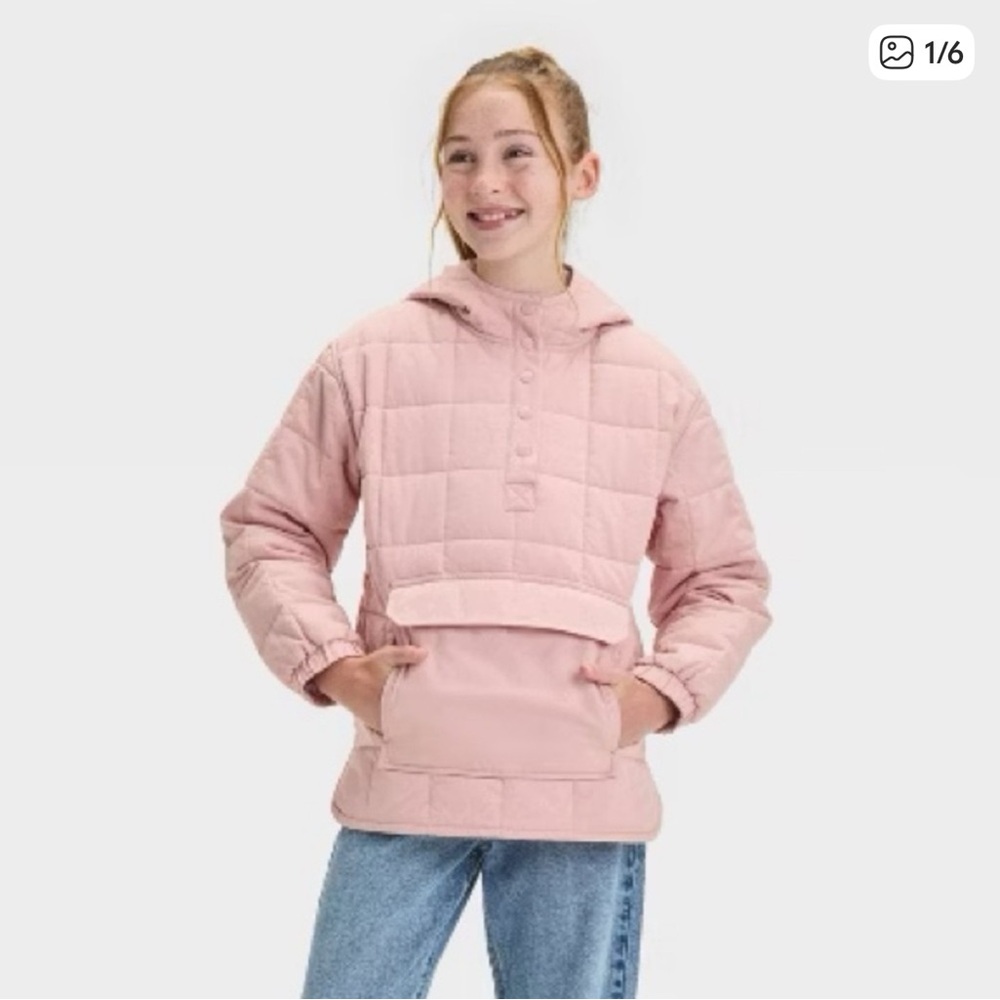Art Class Pink Quilted Jacket